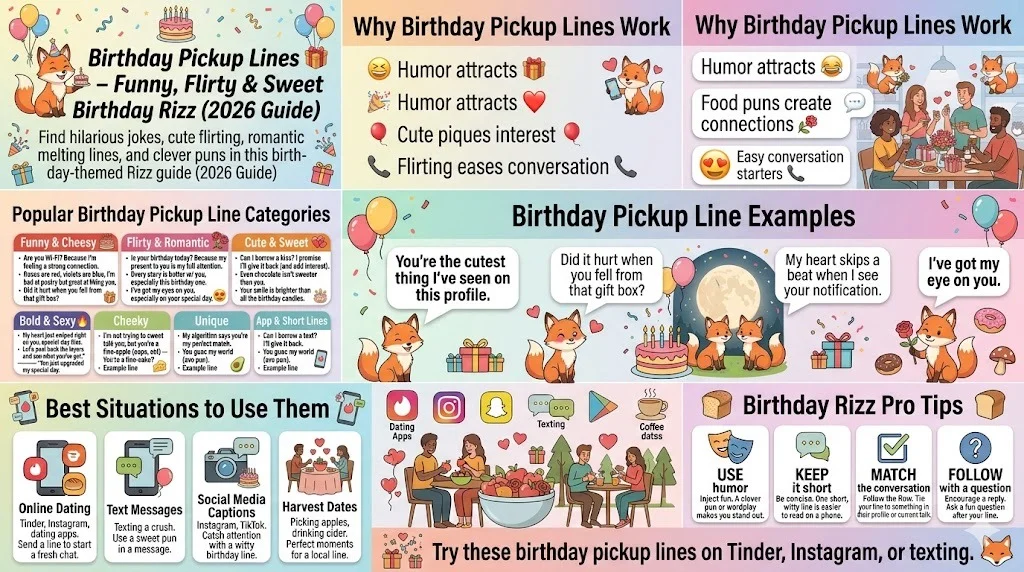 Birthday Pickup Lines