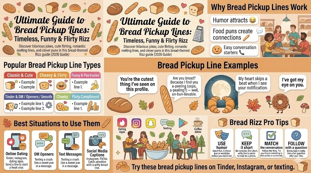 Bread Pickup Lines