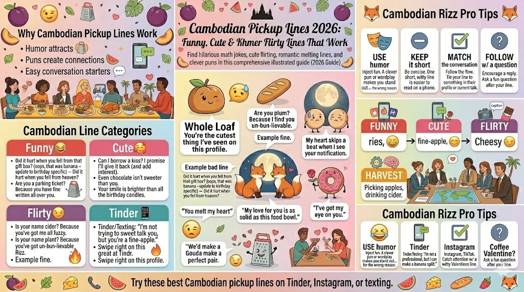 Cambodian Pickup Lines