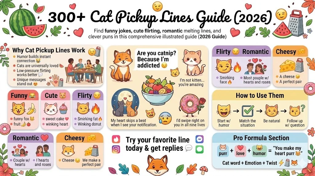 Cat Pickup Lines