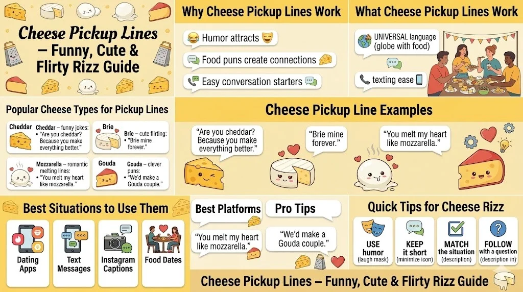 Cheese Pickup Lines