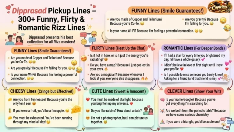 Dipprasad Pickup Lines