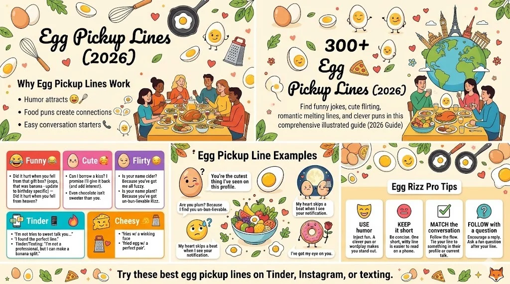 Egg Pickup Lines