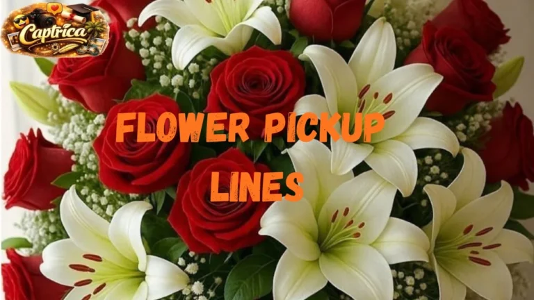 Flower Pickup Lines