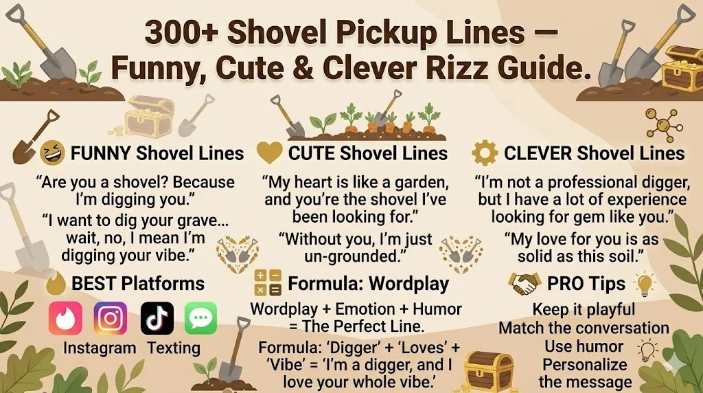 Shovel Pickup Lines