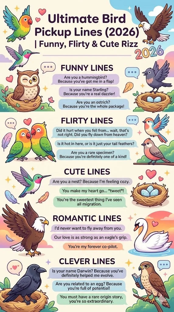 Bird Pickup Lines