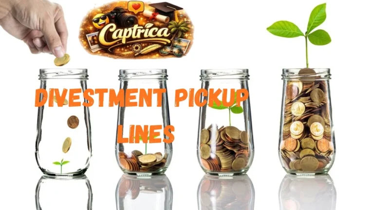 Divestment Pickup Lines