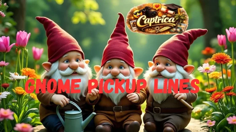 Gnome Pickup Lines