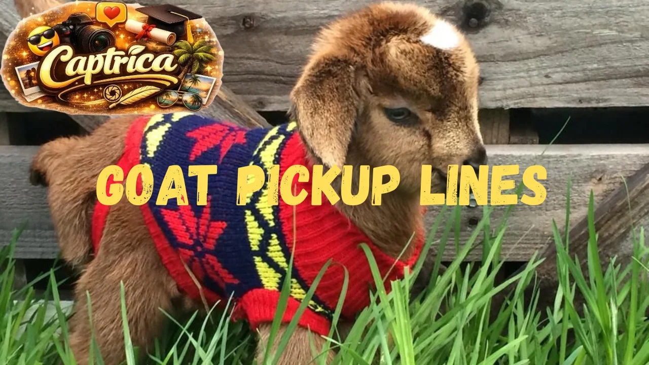Goat Pickup Lines