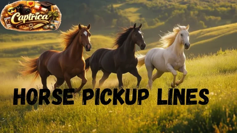 Horse Pickup Lines