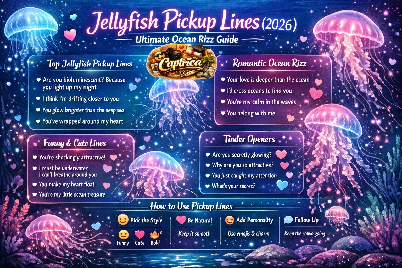 Jellyfish Pickup Lines
