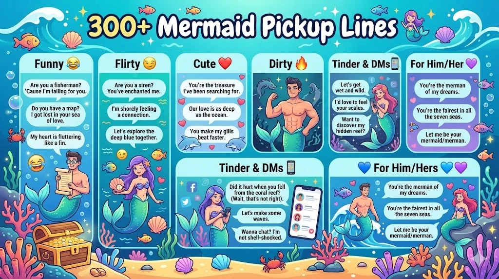 Mermaid Pickup Lines