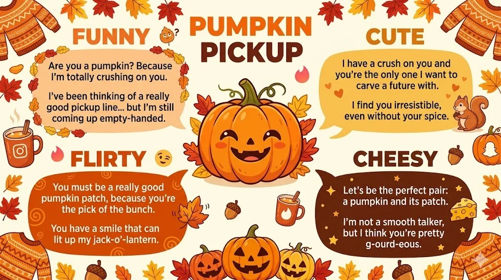 Pumpkin Pickup Lines