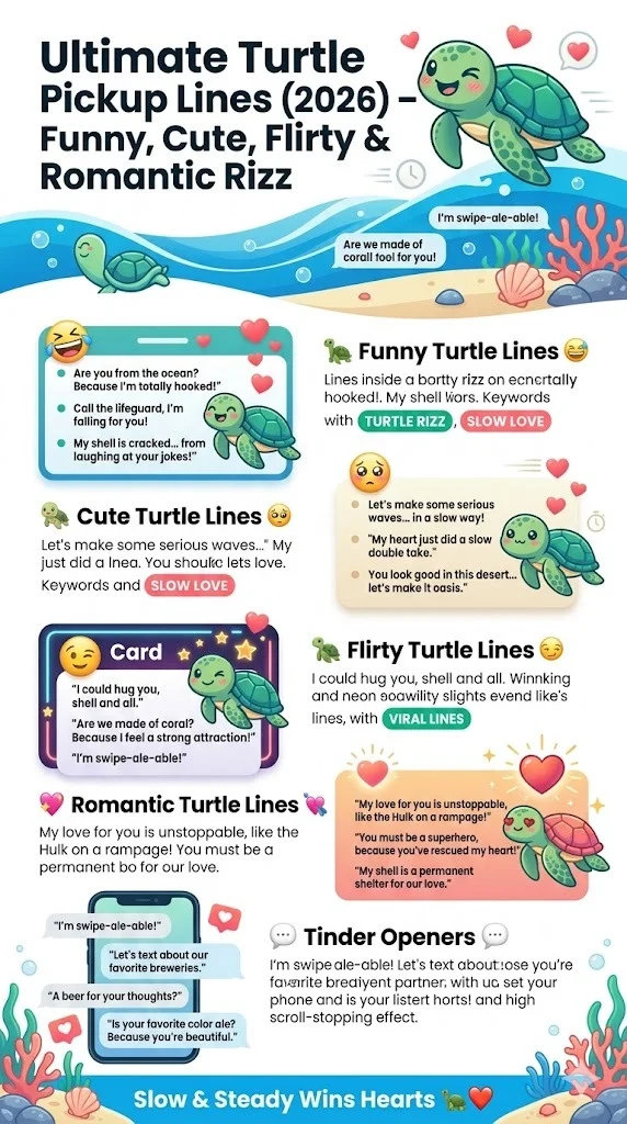 Turtle Pickup Lines