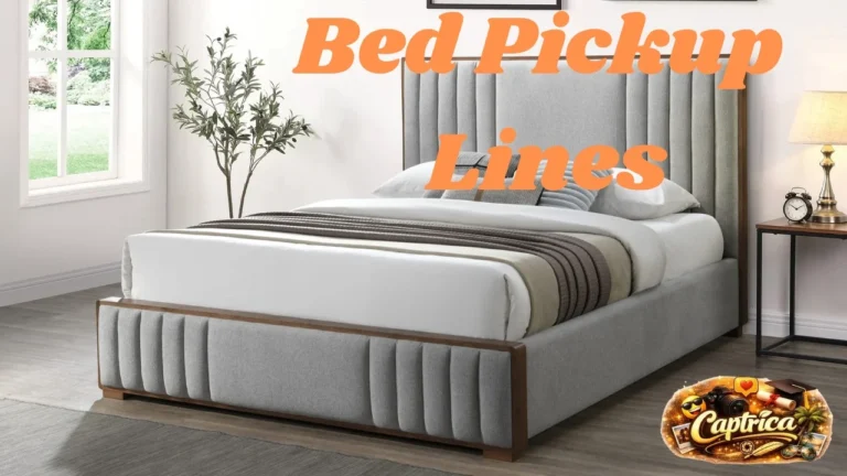 Bed Pickup Lines