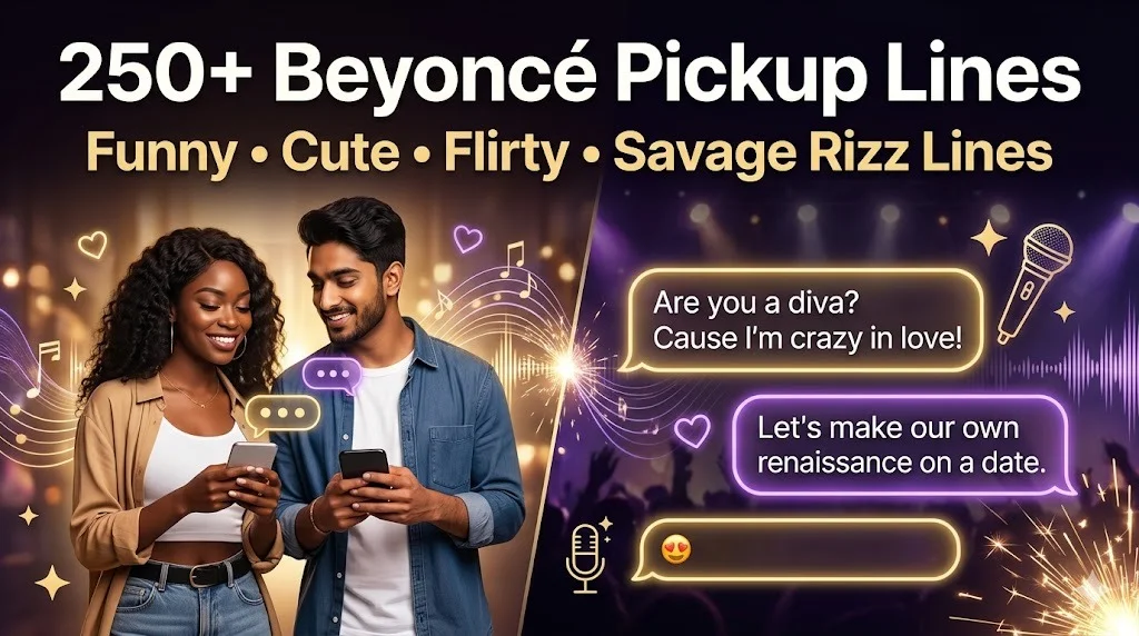 Beyonce Pickup Lines