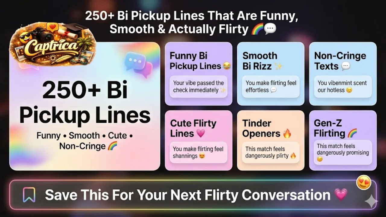 Bi Pickup Lines