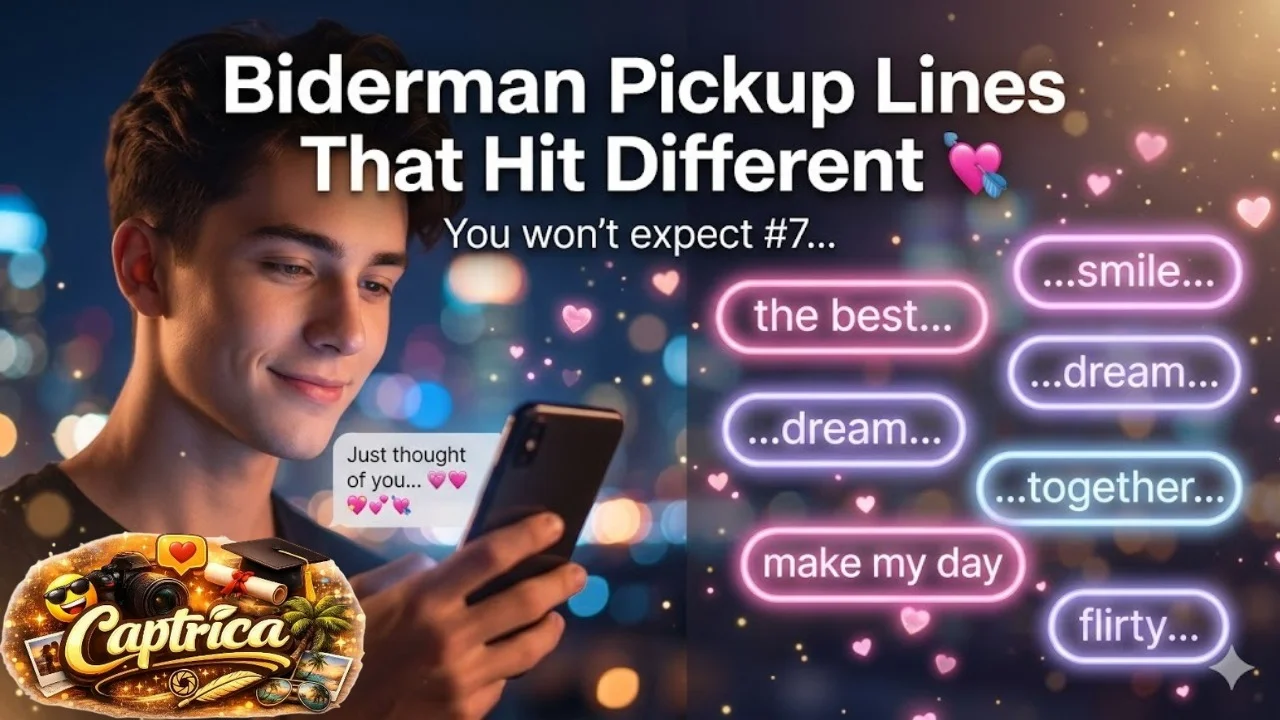 Biderman Pickup Lines