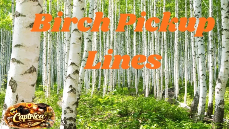 Birch Pickup Lines