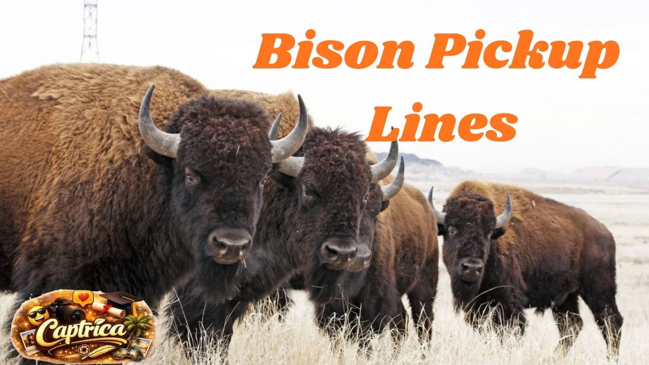 Bison Pickup Lines