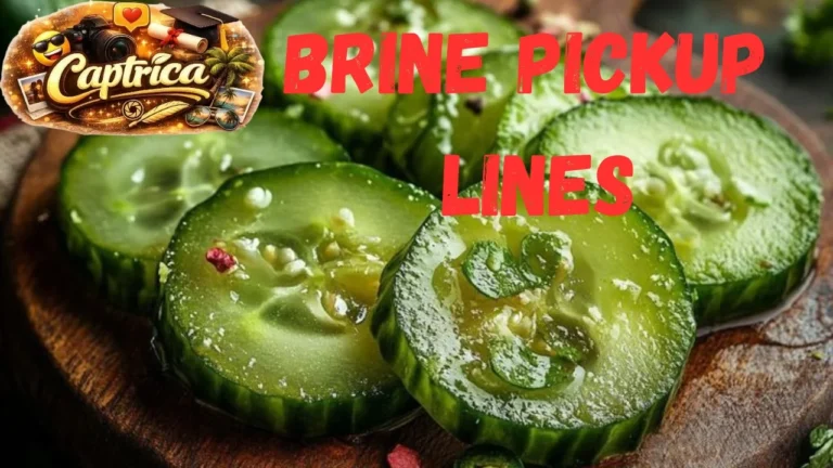 Brine Pickup Lines