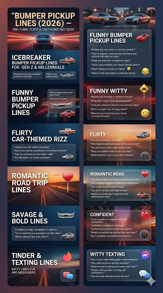 Bumper Pickup Lines
