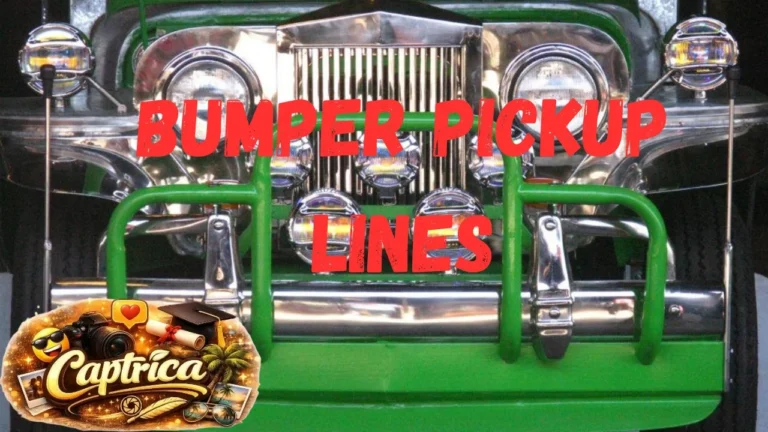 Bumper Pickup Lines