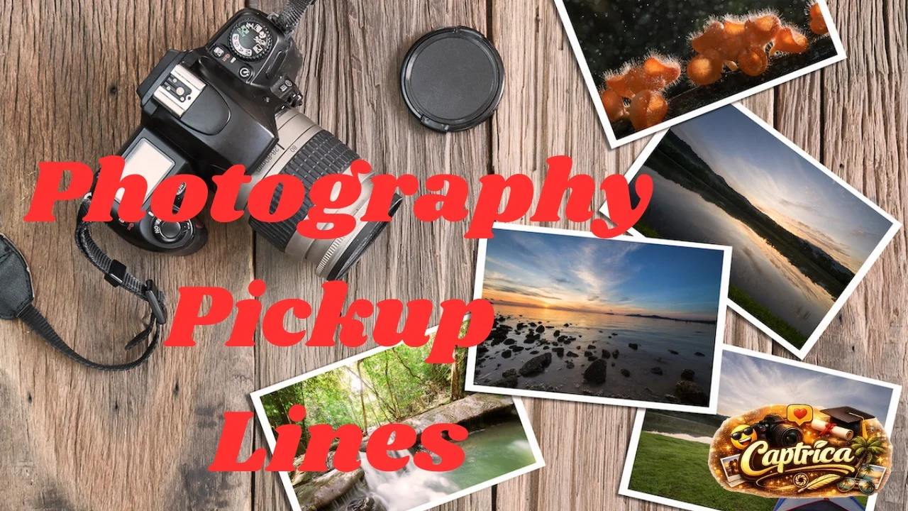 Photography Pickup Lines