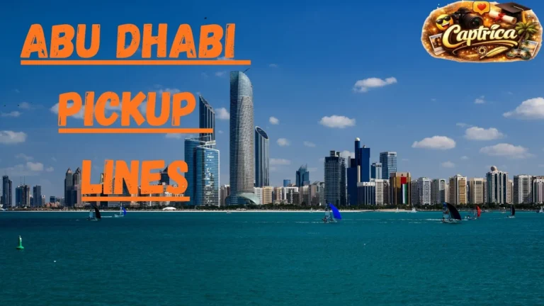 Abu Dhabi Pickup Lines