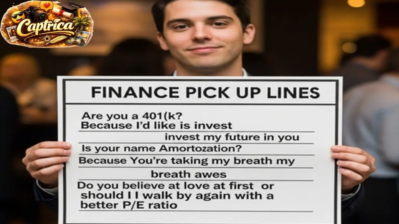 Finance Pickup Lines