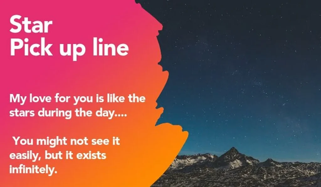 Stars Pickup Lines